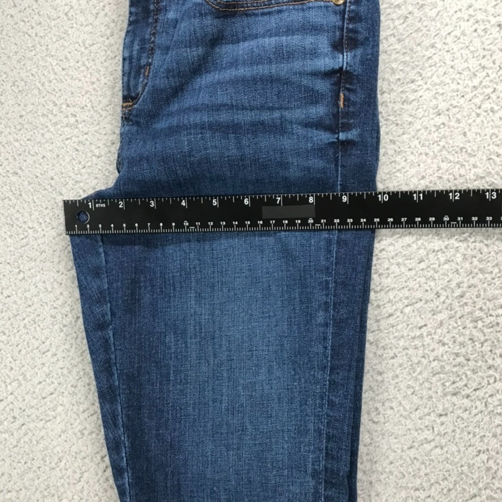 LOFT Size 28/6 Skinny Crop Lace Hem Detail High‎ Rise Jeans - Picture 12 of 15